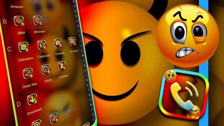 Devil Emoji Launcher Theme screenshot image 4_Popularmodapk.com
