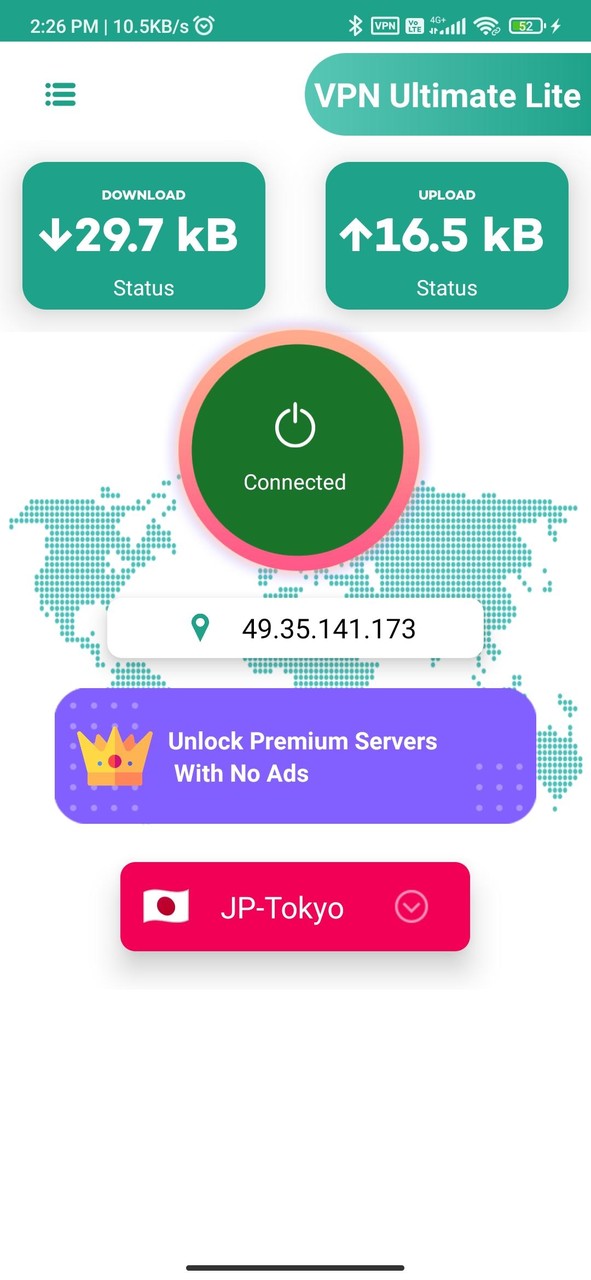 VPN Ultimate Lite screenshot image 2_Popularmodapk.com