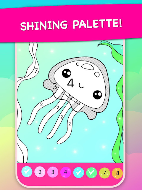 Magic Coloring Book By Numbers screenshot image 2_Popularmodapk.com