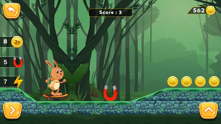Skating Rabbit Game 2022 screenshot image 5_Popularmodapk.com
