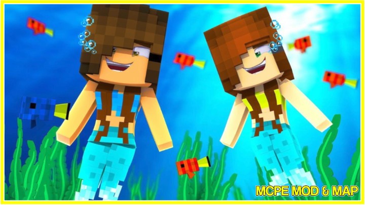 Mermaid Mod Minecraft PE screenshot image 4_Popularmodapk.com