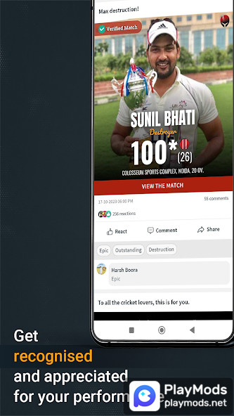 CricHeroes-Cricket Scoring App<span>(Premium Unlocked)</span> screenshot image 3_Popularmodapk.com