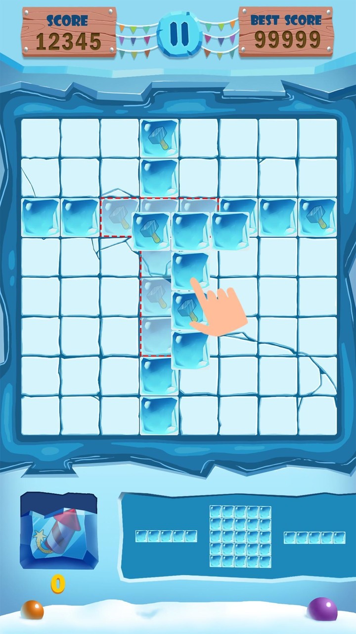 Frozen Block Puzzle screenshot image 2_Popularmodapk.com