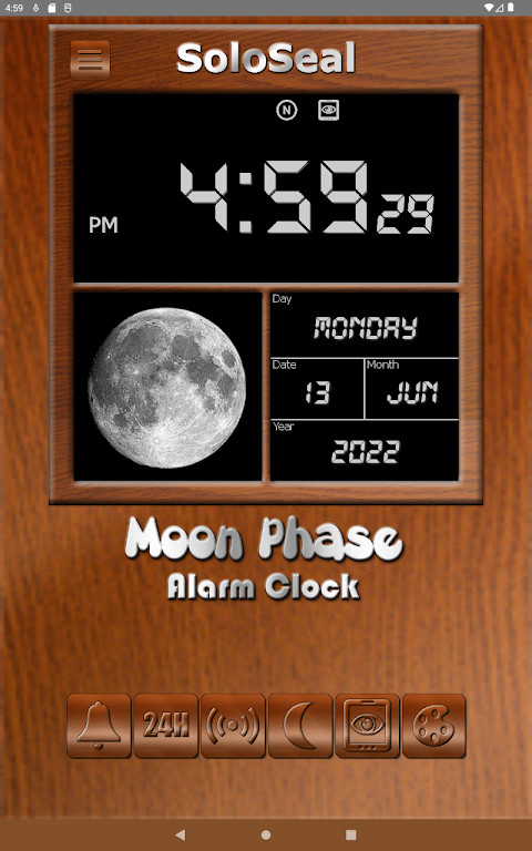 Moon Phase Alarm Clock screenshot image 13_Popularmodapk.com