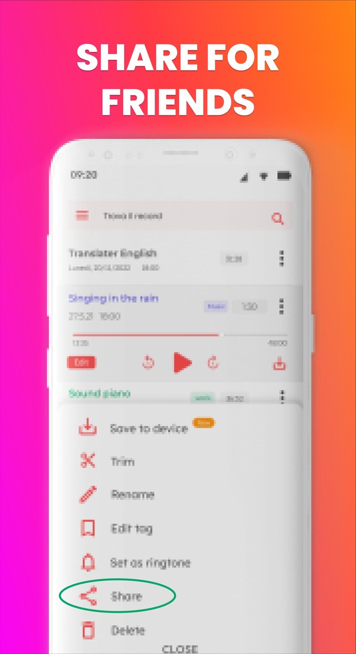 Voice Recorder - Voice memos screenshot image 8_Popularmodapk.com
