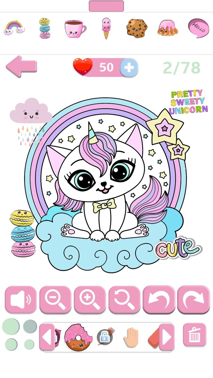 Kawaii coloring: Paint & Color screenshot image 4_Popularmodapk.com