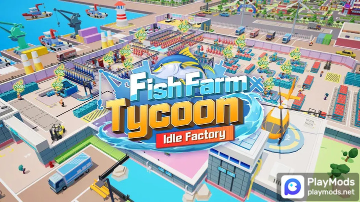 Fish Farm Tycoon: Idle Factory<span>(No Ads)</span> screenshot image 1_Popularmodapk.com