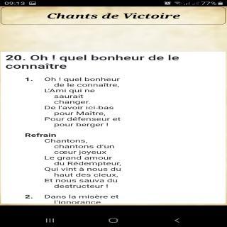 Chants de Victoire screenshot image 9_Popularmodapk.com