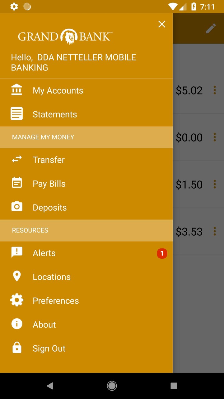 Grand Bank Mobile Banking App screenshot image 6_Popularmodapk.com