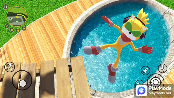 Super Hedgehog Rope Hero<span>(No Ads)</span> screenshot image 2_Popularmodapk.com