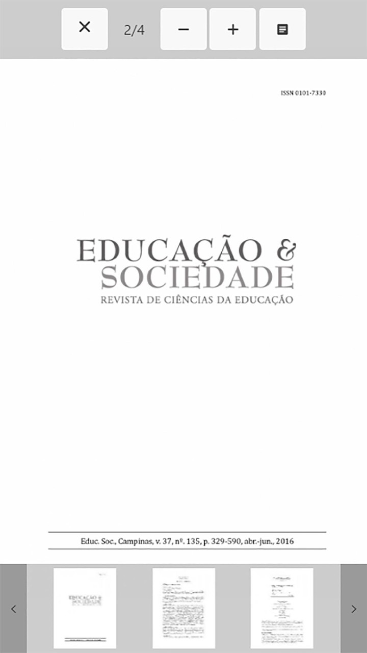 Revista Educação & Sociedade screenshot image 11_Popularmodapk.com