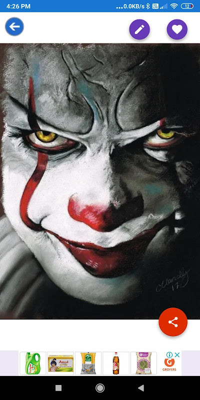 Scary Clown Wallpaper:HD Images,Free Pics download screenshot image 8_Popularmodapk.com