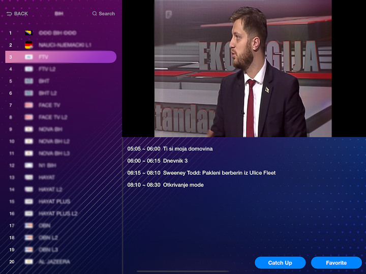 IPTV Gecko Player screenshot image 3_Popularmodapk.com