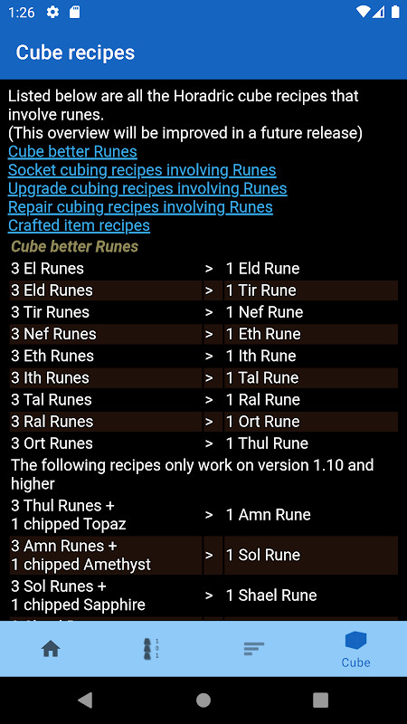 Runeword finder for Diablo II screenshot image 7_Popularmodapk.com