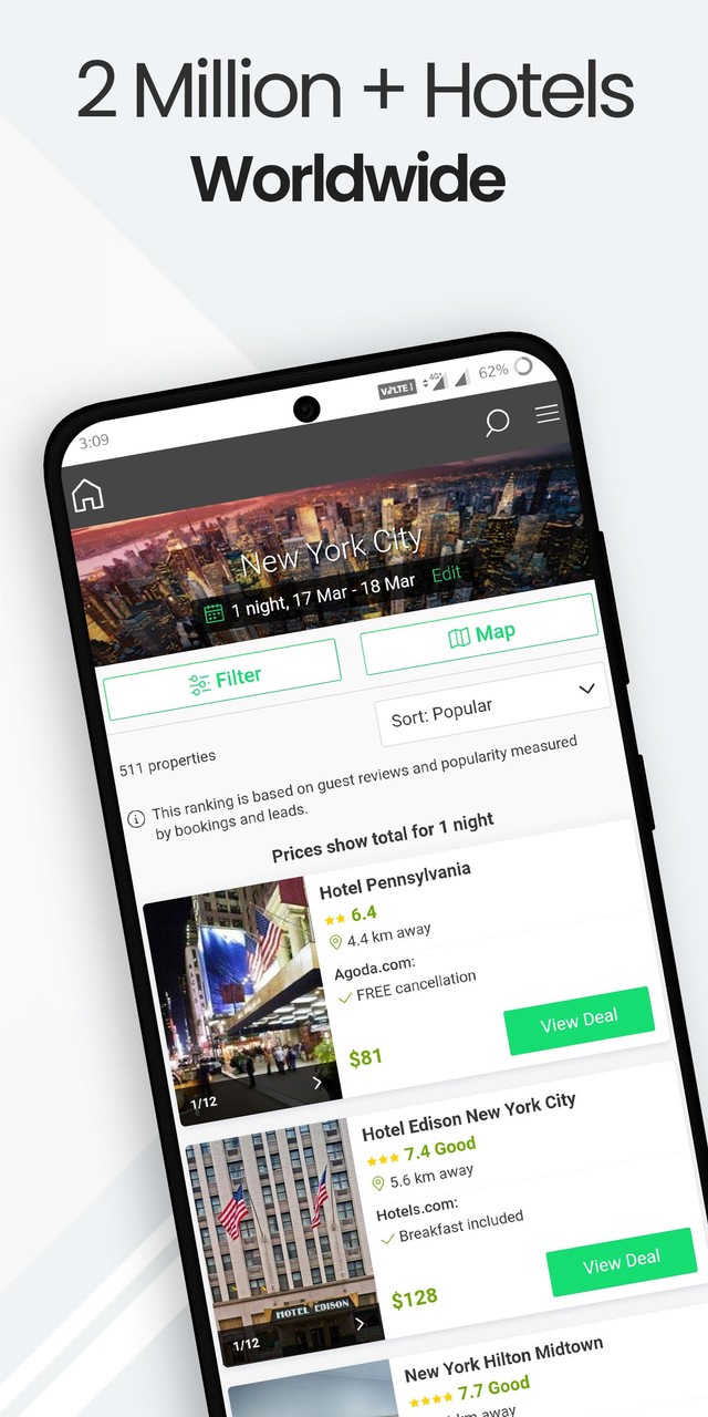 Cheap Hotels・Hotel Booking App screenshot image 3_Popularmodapk.com