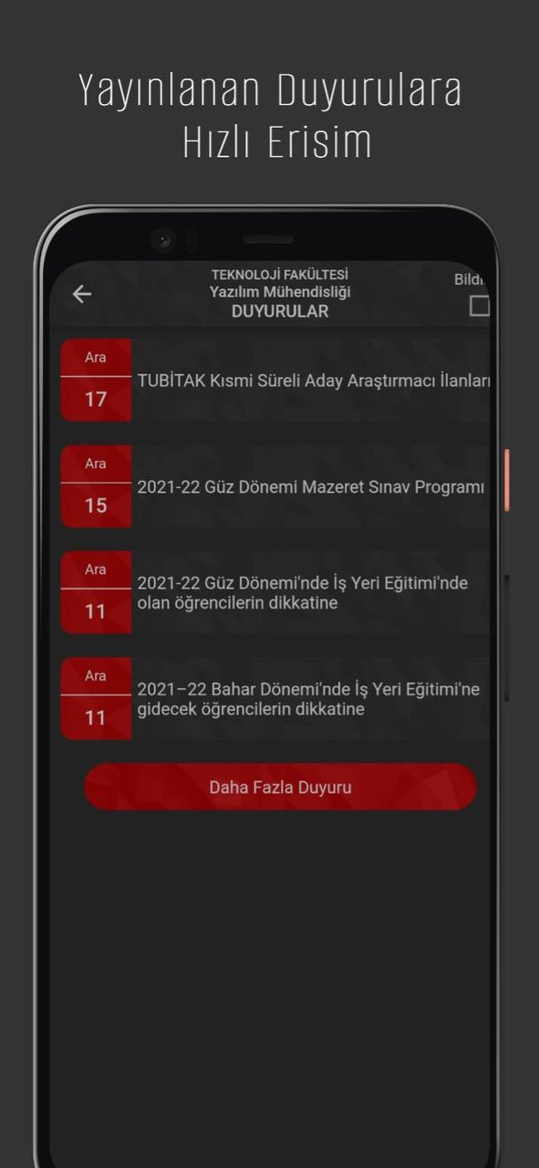 Fırat Üniversitesi Duyurular screenshot image 4_Popularmodapk.com