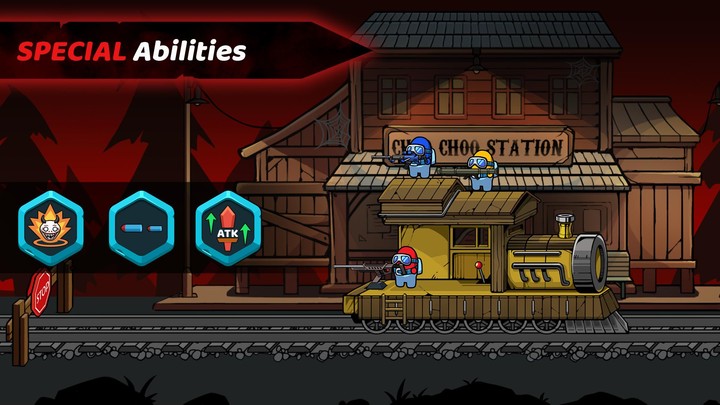 Impostor Survival Spider Train screenshot image 4_Popularmodapk.com