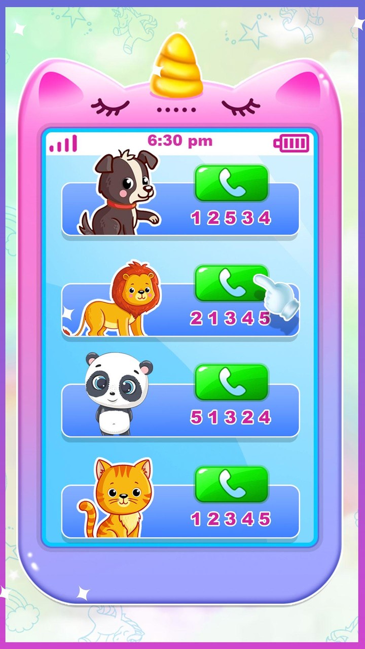 Unicorn baby phone for toddler screenshot image 2_Popularmodapk.com