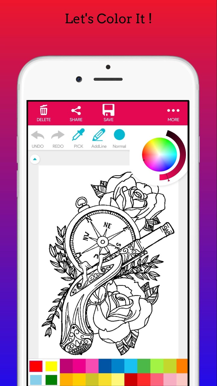 Adults Tattoo Art Coloring Boo screenshot image 11_Popularmodapk.com