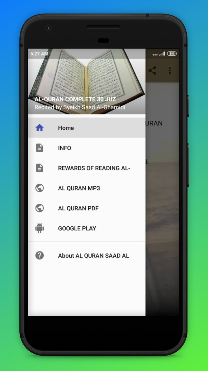 AL QURAN 30 JUZ SAAD AL GHAMID screenshot image 1_Popularmodapk.com