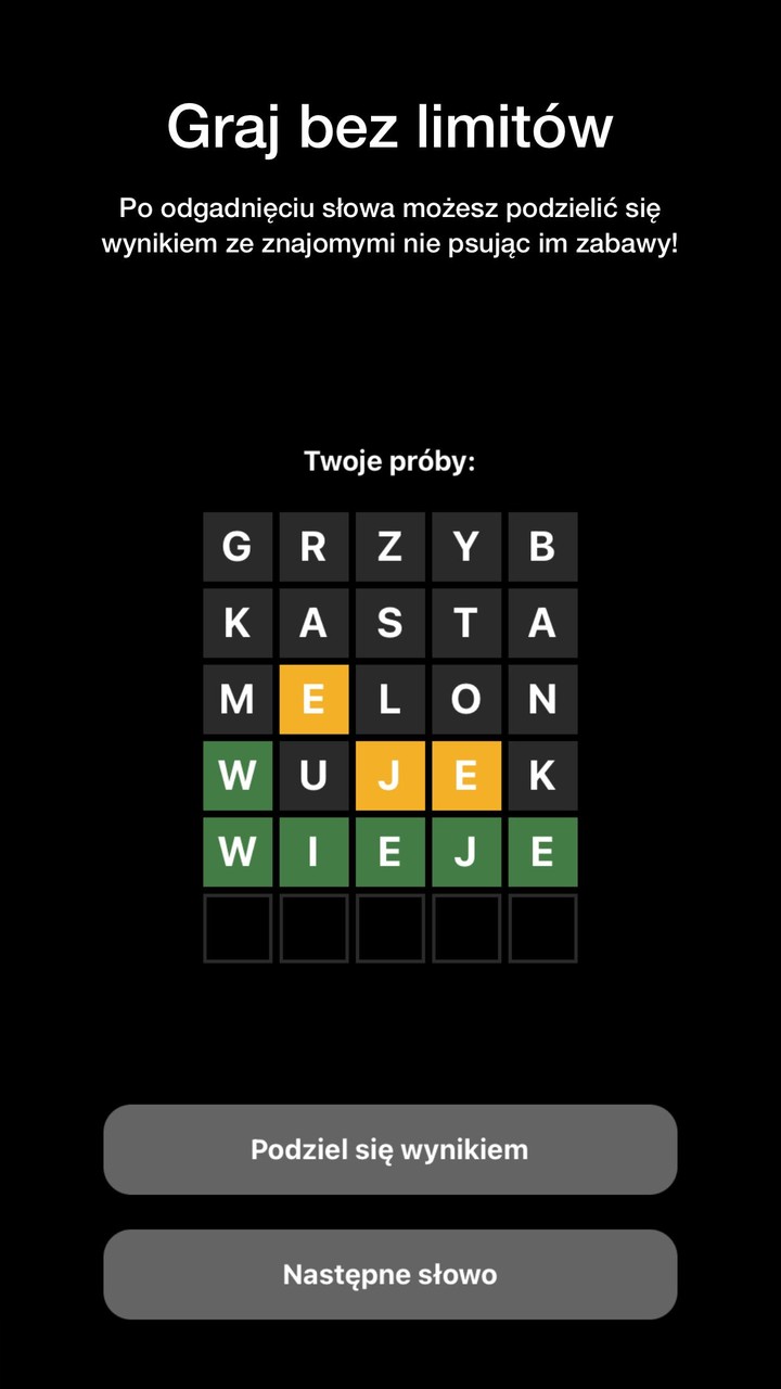 Słowo - polska gra słowna screenshot image 2_Popularmodapk.com