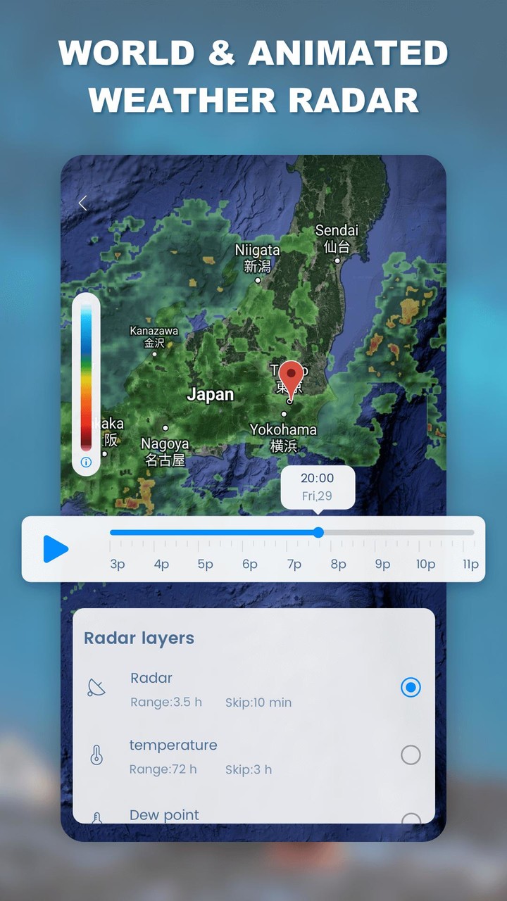 Weather app - Radar & Widget screenshot image 5_Popularmodapk.com