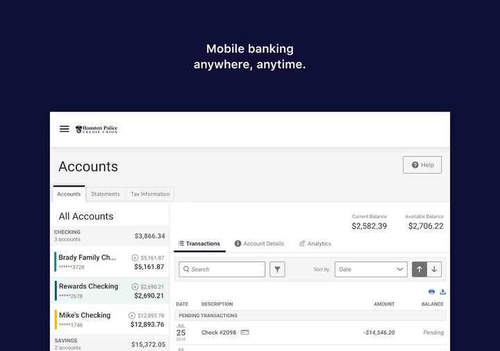 HPCU Mobile Banking screenshot image 7_Popularmodapk.com