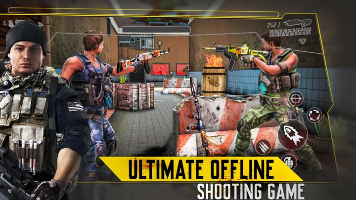 War Games Offline - Gun Games screenshot image 1_Popularmodapk.com