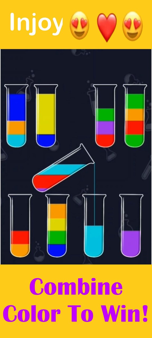 Water Pour Puzzle Sorting Game screenshot image 1_Popularmodapk.com