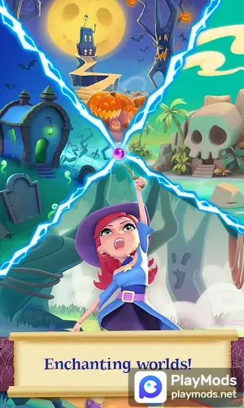Bubble Witch 2 Saga<span>(speed change)</span> screenshot image 3_Popularmodapk.com