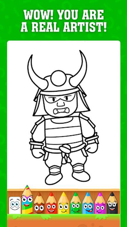 Stumble Guys Coloring Game screenshot image 2_Popularmodapk.com