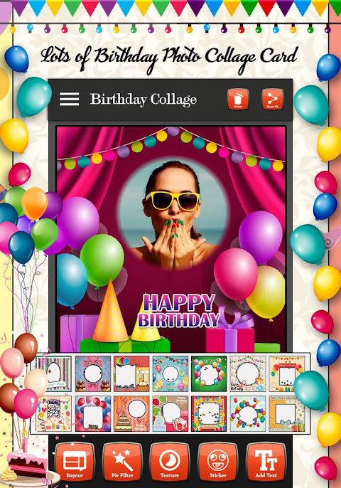 Birthday Photo Collage Maker screenshot image 6_Popularmodapk.com