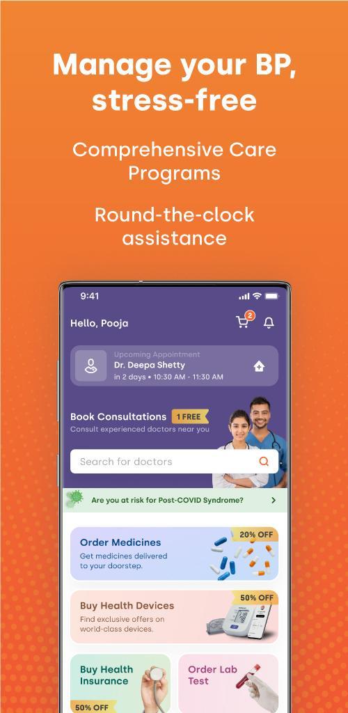 Phable: Manage BP & Sugar screenshot image 3_Popularmodapk.com