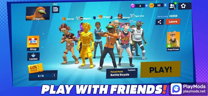 1v1.LOL - Battle Royale Game<span>(Mod Menu)</span> screenshot image 4_Popularmodapk.com