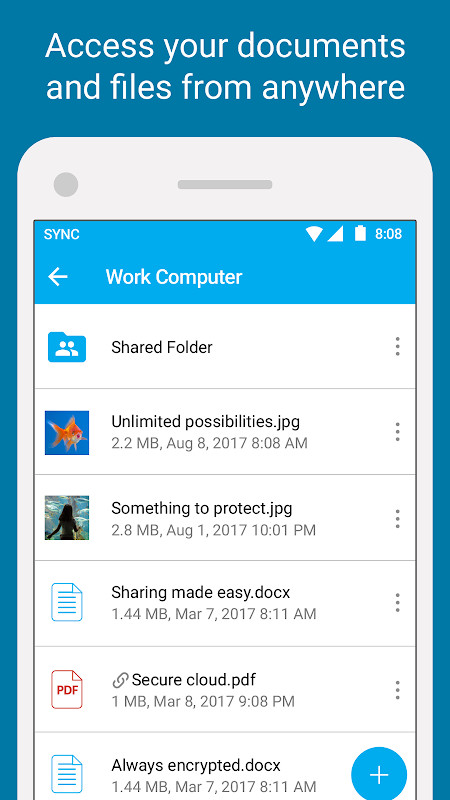 Sync - Secure cloud storage screenshot image 1_Popularmodapk.com
