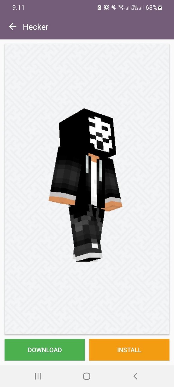 Hacker Skins for Minecraft PE screenshot image 1_Popularmodapk.com