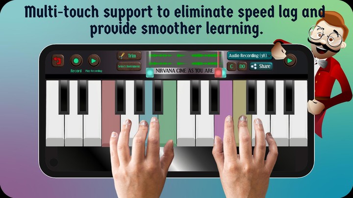 Real Piano Play & Learn Piano screenshot image 2_Popularmodapk.com