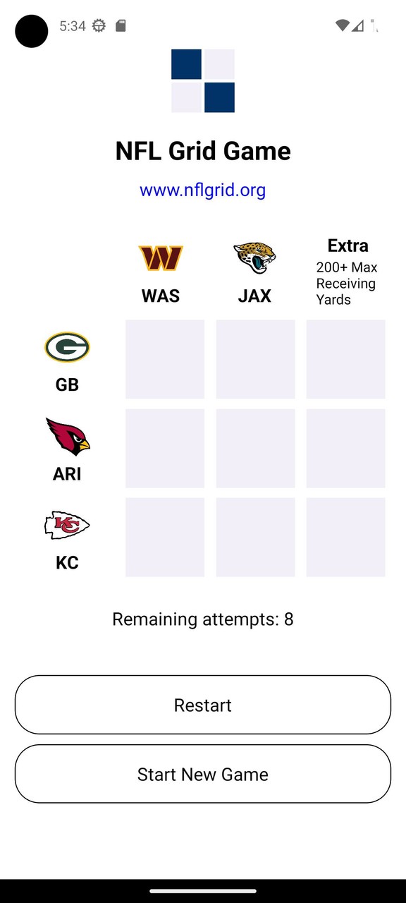 NFL Grid screenshot image 1_Popularmodapk.com