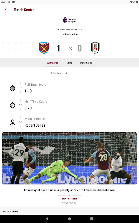West Ham United screenshot image 10_Popularmodapk.com