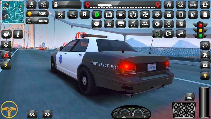 Police Car Game Car Parking 3D screenshot image 5_Popularmodapk.com