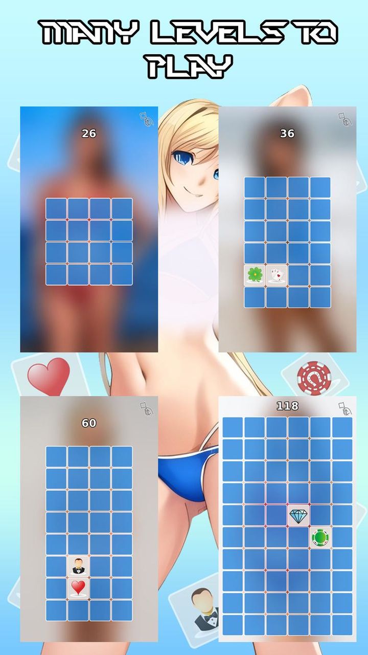 Only Sexy Girls Memory Game screenshot image 2_Popularmodapk.com
