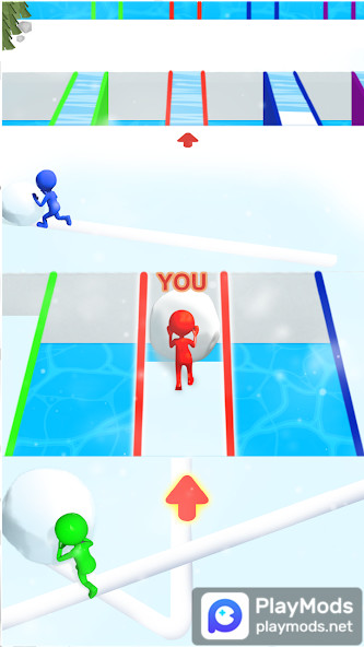 Snow Race: Snow Ball.IO<span>(Unlimited Resources)</span> screenshot image 4_Popularmodapk.com