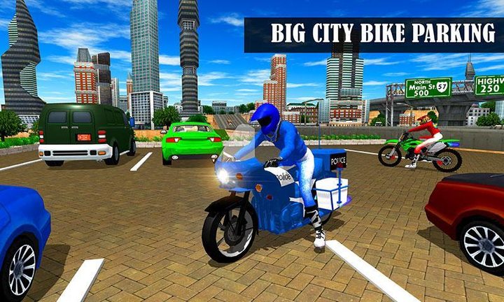 Bike Parking Motorcycle Racing screenshot image 3_Popularmodapk.com