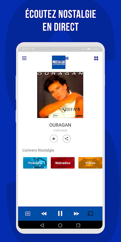 Nostalgie : Radio, Podcasts screenshot image 11_Popularmodapk.com