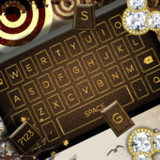 Transparent Golden Keyboard1.0.2_Popularmodapk.com