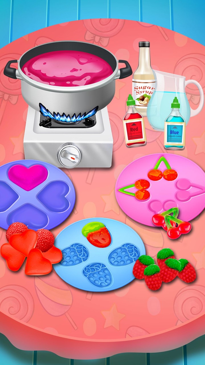 Sweet Rainbow Candy Cooking screenshot image 6_Popularmodapk.com