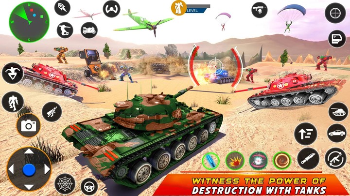 Army Bus Robot Car Game 3d screenshot image 3_Popularmodapk.com