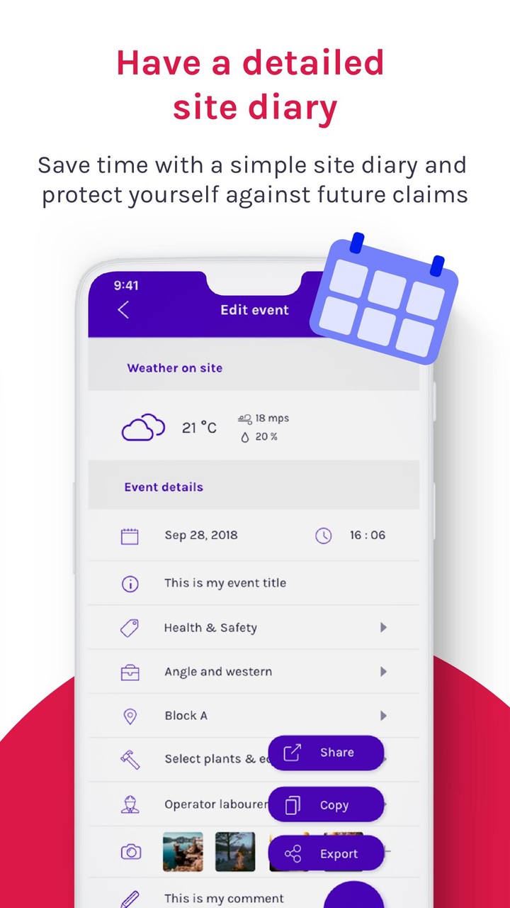 Site Diary - Construction task screenshot image 5_Popularmodapk.com