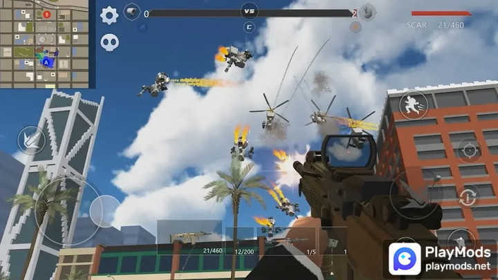 Pixel Battle War<span>(Unlimited Currency)</span> screenshot image 5_Popularmodapk.com