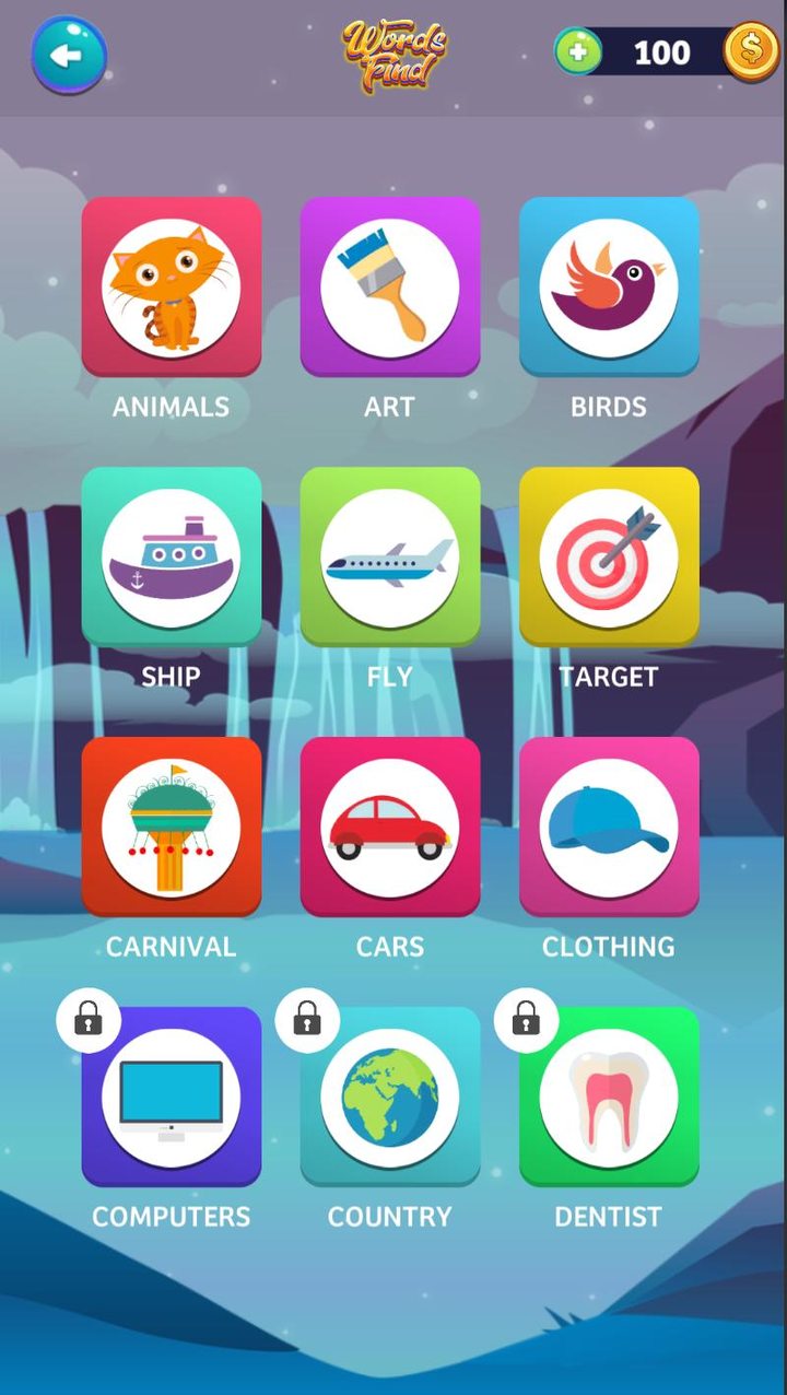 Words Find : Relaxing Game screenshot image 1_Popularmodapk.com